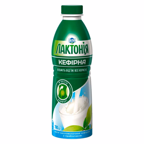 Продукт кефірний з пребіот лактулози 1% Лактонія кефірна Пл 0,780л