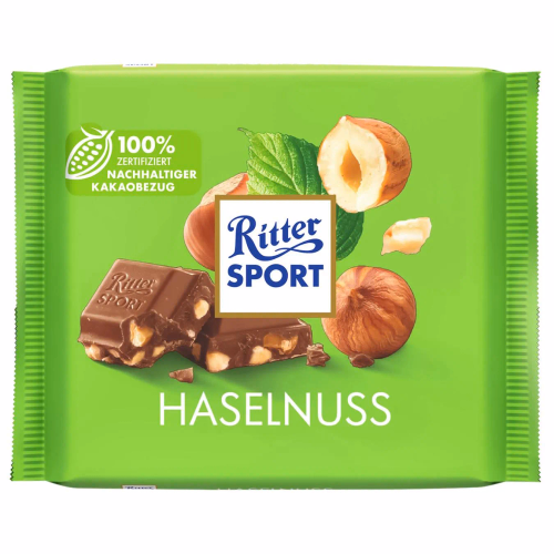 Шоколад "Ritter Sport" 100г Haselnuus