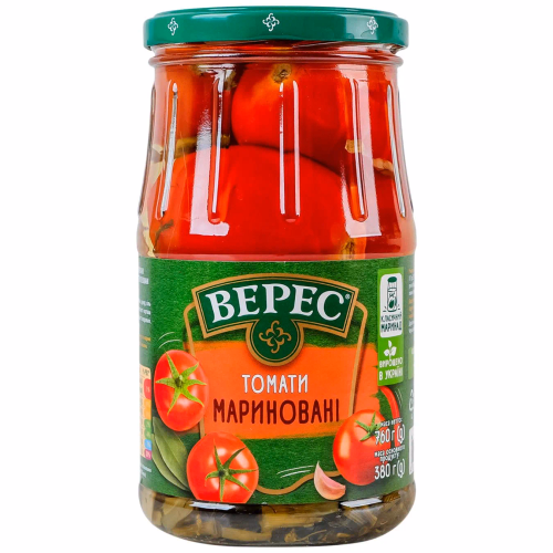 Томати мариновані 760г с/б "Верес"
