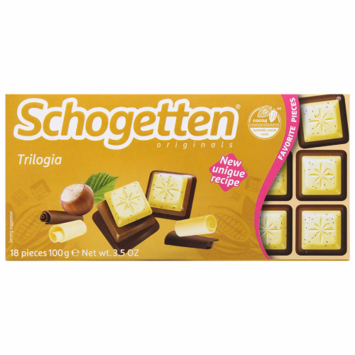 Шоколад Schogetten 100г Triologia