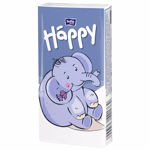 Хустинки папер/носові гігієнічні тришарові Bella Baby Happy