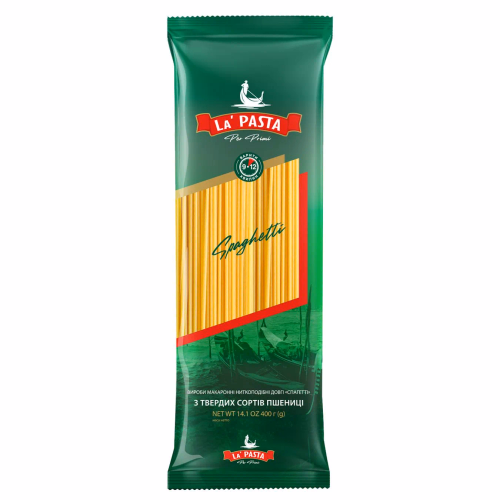 Спагетті макарони ТМ «La Pasta» 400г