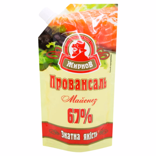 Майонез Провансаль 67% ТМ Жирнов дой пак 300г