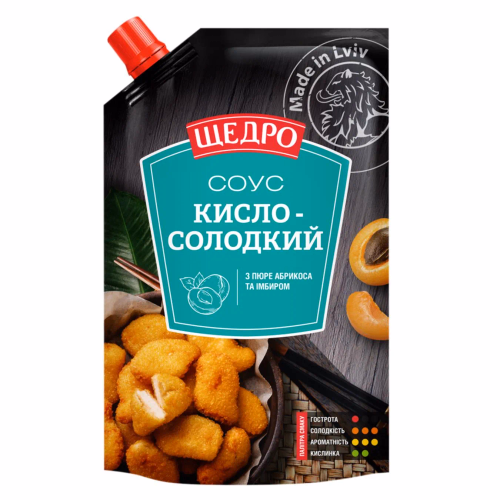 Соус Щедро Кисло-солодкий д/п 200г