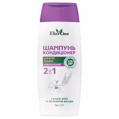 Шампунь-кондиц 2в1 д/всієї родин ACME ECOLINE 200 мл