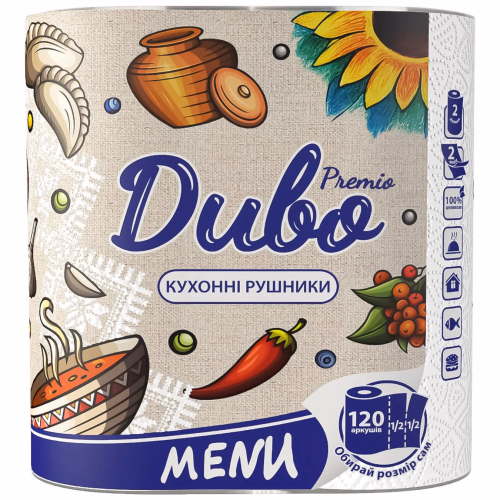 Диво Premio рушники целюл. на гільзі по 2рул. 2-шар.menu