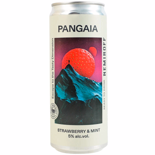 Слаб/алког напій сер/газ. Nemiroff Pangaia Strawberry Mint 0,33л ж/б