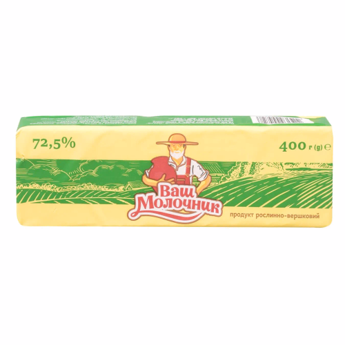 Продукт росл-вершк Ваш молочник 72,5% жиру 400г