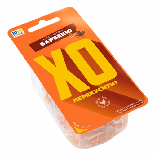 Чіпси курячі ХО DRY CHICKEN сиров'ялені Барбекю 45 г