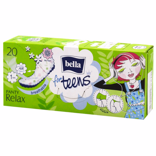 Прокладки гіг щоденні Bella Panty for Teens Relax 20шт