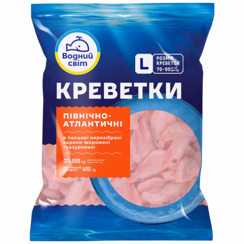 Креветка  L 70/90  800г ВМ