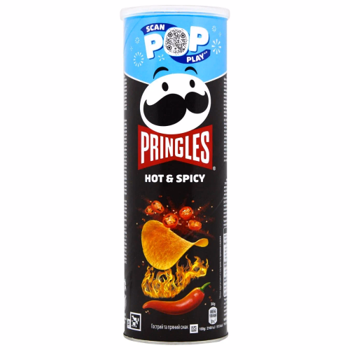 Чипси PRINGLES HOT & SPICY 165г