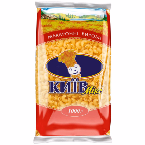 Макаронні вироби Київ Мікс 1 кг Ріжки