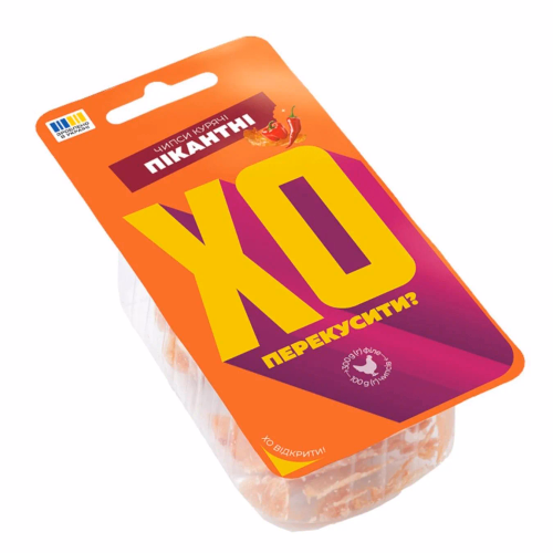 Чіпси курячі ХО DRY CHICKEN HOT сиров'ялені 50 г