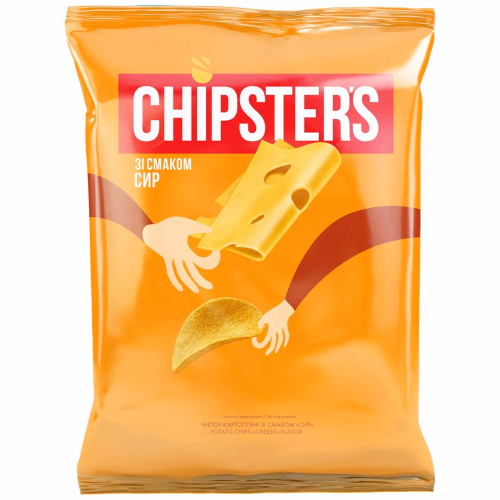 ТМ CHIPSTER`S Чипси натур Сир 130г