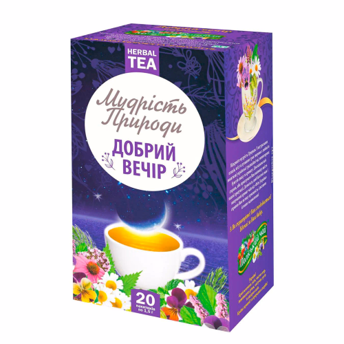 ТМ  ТЧ "Добрий вечір" 7 трав ТМ "Мудрість природи" 20ф/п*1,5г_10шт