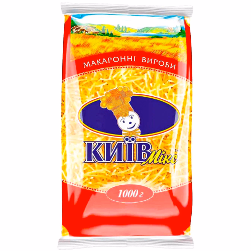 Макаронні вироби Київ Мікс 1 кг Вермішель