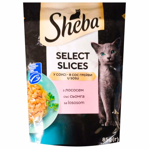 SHEBAcigPOU з лососем в соусi 28*85г