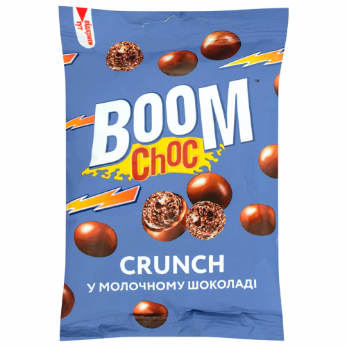 Драже Boom Chok Crunch в молочному шок.  80г