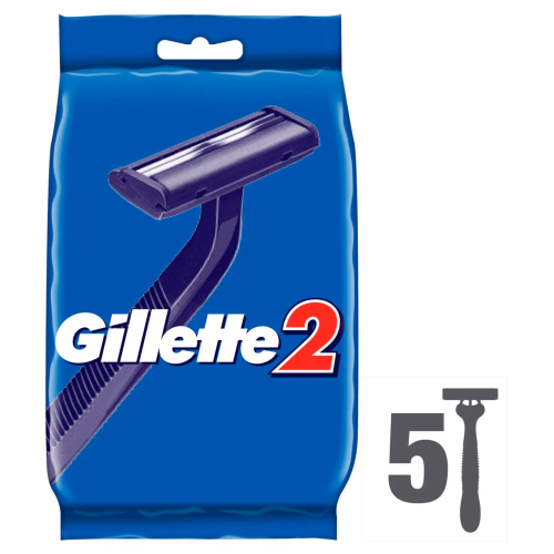 GILLETTE 2 Бритви одноразові 5шт
