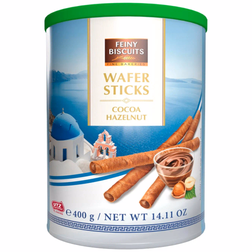 Трубочки Feiny Biscuits 400г шоколад та горіх