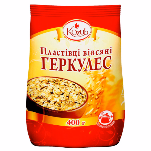 КО Пластівці вівс. Геркулес КП, пакет 0,4кг