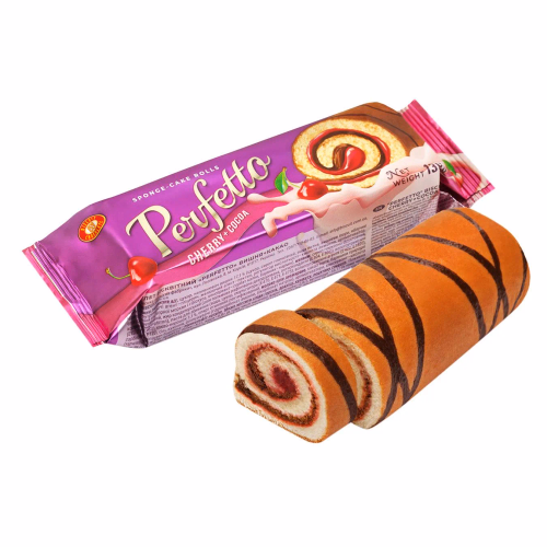 Рулет perfetto-вишня-какао 130гр ХБФ