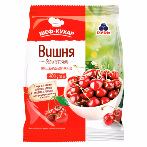 Вишня заморожена 400г РУДЬ