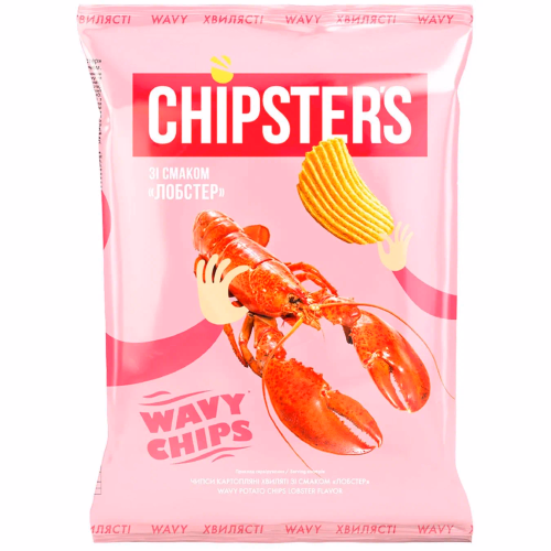 ТМ CHIPSTER`S Чипси лобстер 95г