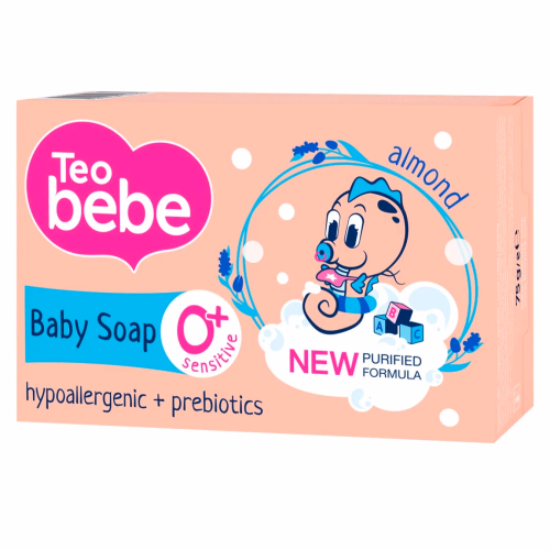 Дитяче тверде мило ТМ  Тео Bebe  Almond Oil 75г