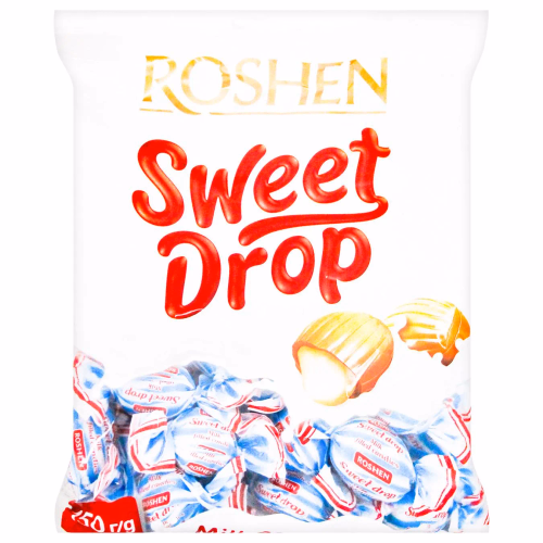 КАРАМЕЛЬ Молочна крапля Roshen 150г