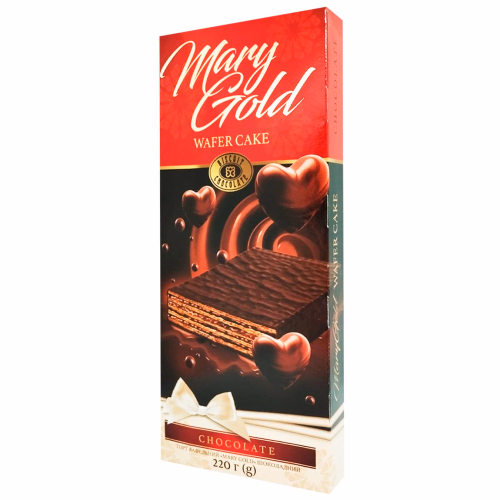 Торт ваф.MARY GOLD шоколадний 220гр