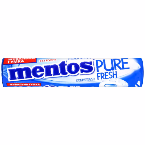PERFETTI гумка жув. Mentos PUREFRESH Roll М'ята 15,75г