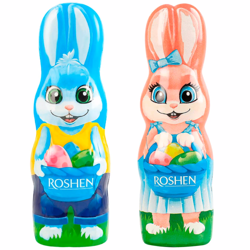 ШОКОЛАДНІ ФІГУРИ Кролик весняний  Roshen 40г