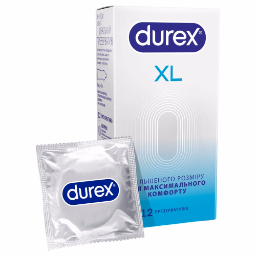 Презервативи Durex №12 INVISIBLE XL з дод змазкою