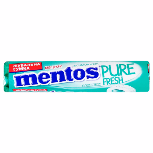 PERFETTI гумка жув. Mentos PUREFRESH Roll М'ята з ксилітом 15,75г