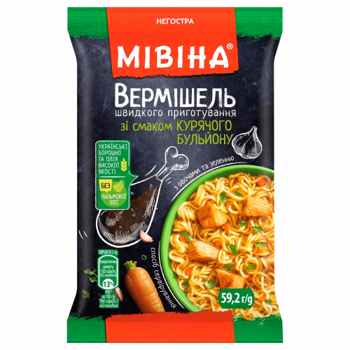 Вермiшель Мiвiна Курка 59.2г
