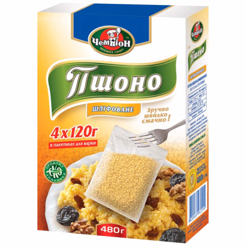 Пшоно 4*120г 20шт Premium ТМ "Чемпіон"