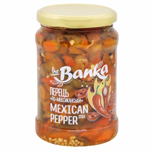 Перець гострий "По-мексиканськи" ТМ "the Banka" 300г (314мл), скло