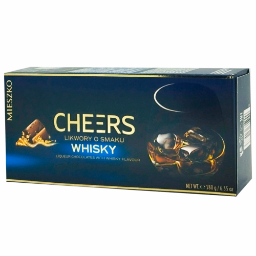 КОРОБОЧНІ ЦУКЕРКИ Mieszko Whisky праліне з лікером 180г