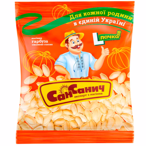 Сан Санич насіння гарбузове сіль 140 г