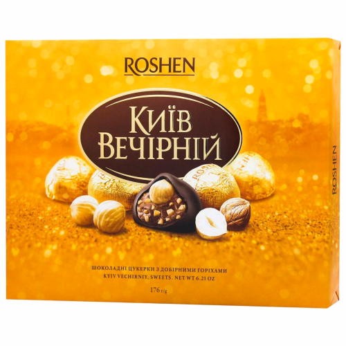 КОРОБОЧНІ ЦУКЕРКИ Київ вечірній 176г Roshen
