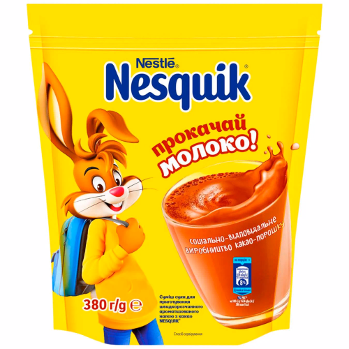 Несквiк шок/мол Коктель 380г