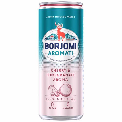 Напій Borjomi Aromati Вишня Гранат с/газ м/б 0,33л