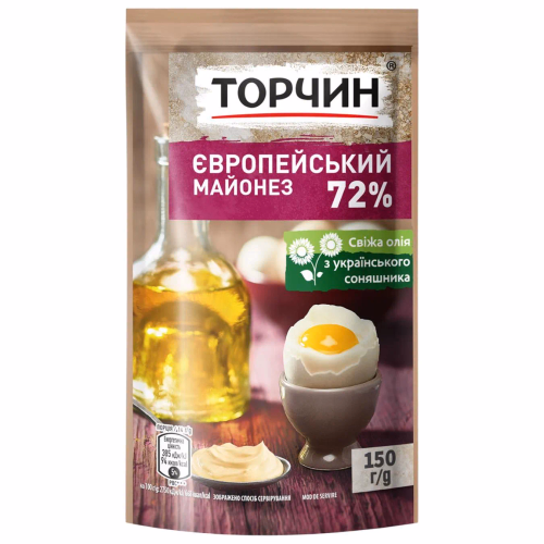 ТОРЧИН Майонез Європейський д/п 150г