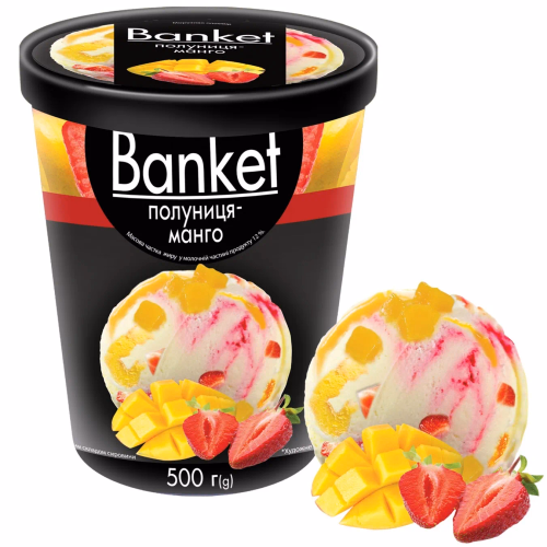Відерко Banket Полуниця -манго 500г