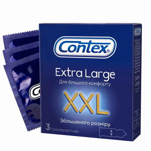 Презервативи Contex №3 Extra Large збільшеного розміру