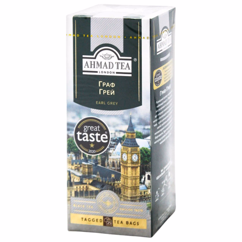 AHMAD Tea. Чай Граф Грей  25*2 г
