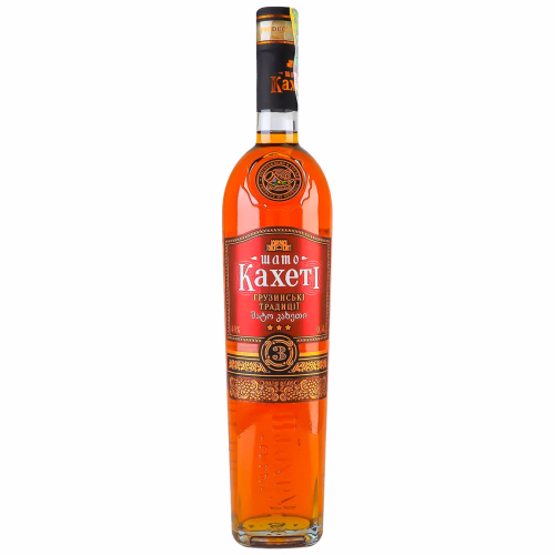 Бренді 3* 0,5л 40% ТМ Шато Кахеті