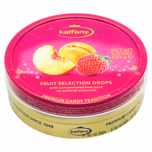 Льодяники Kalfany Fruit Selection фруктовий мікс 150г